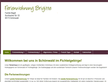 Tablet Screenshot of fewo-schoenwald.de